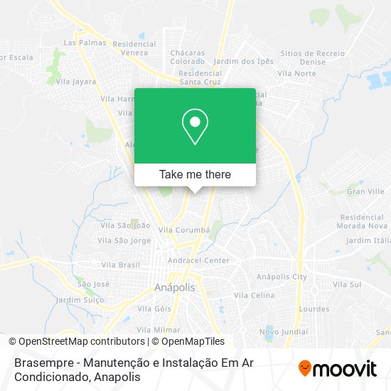 Mapa Brasempre - Manutenção e Instalação Em Ar Condicionado