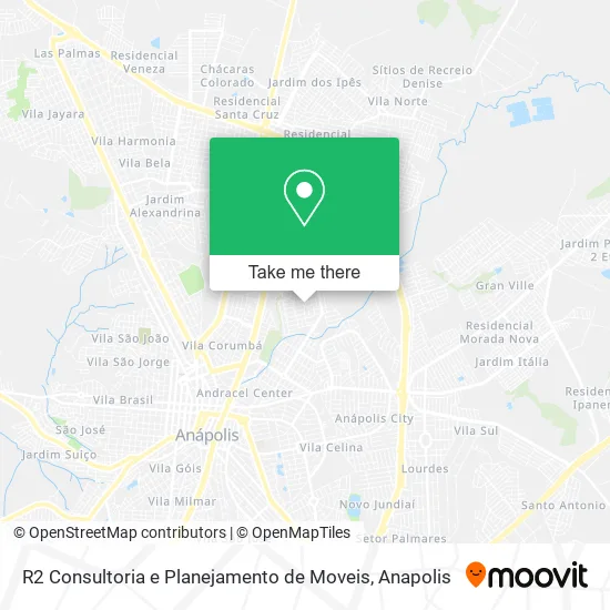 R2 Consultoria e Planejamento de Moveis map