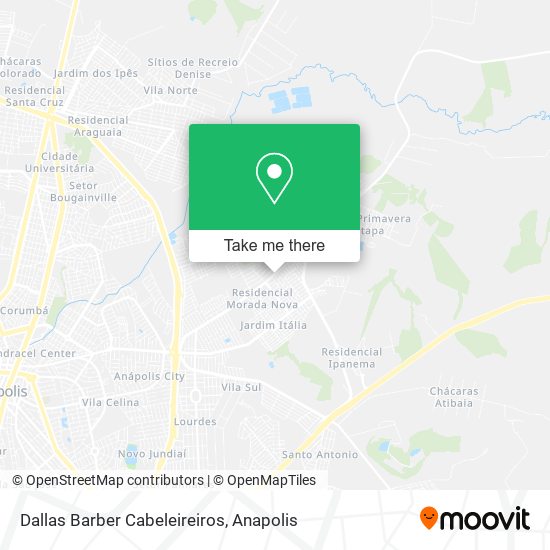 Mapa Dallas Barber Cabeleireiros