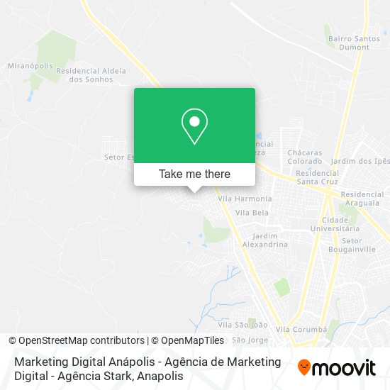 Marketing Digital Anápolis - Agência de Marketing Digital - Agência Stark map