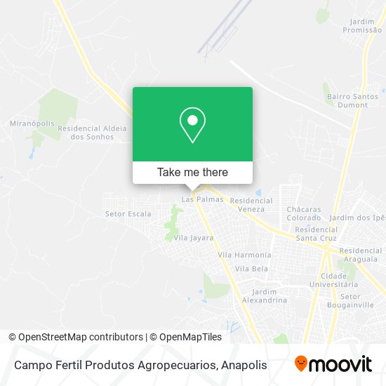 Campo Fertil Produtos Agropecuarios map