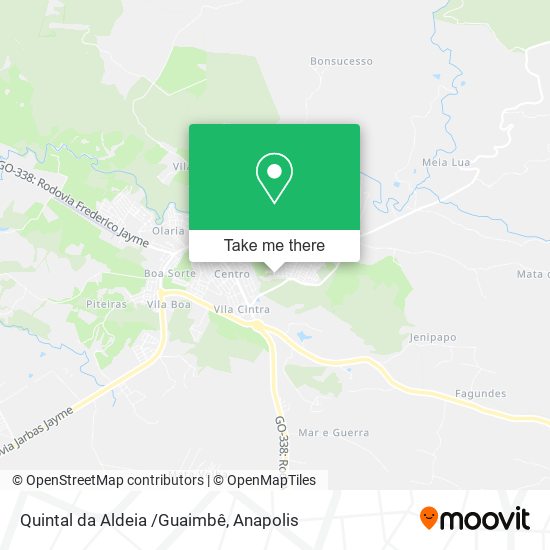 Quintal da Aldeia /Guaimbê map