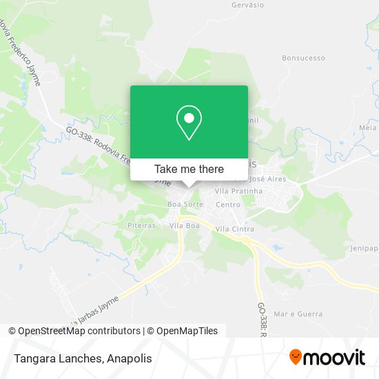 Tangara Lanches map