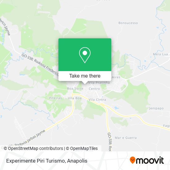 Experimente Piri Turismo map