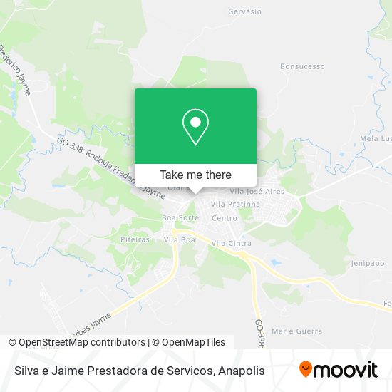 Silva e Jaime Prestadora de Servicos map