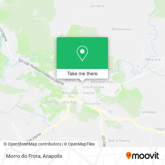 Morro do Frota map