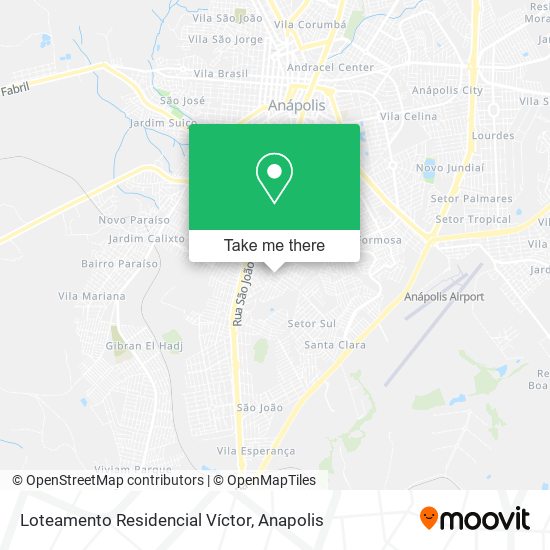Loteamento Residencial Víctor map