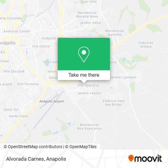 Alvorada Carnes map