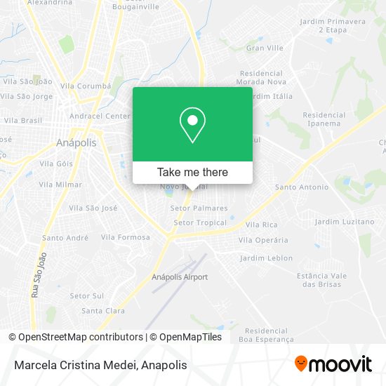 Marcela Cristina Medei map