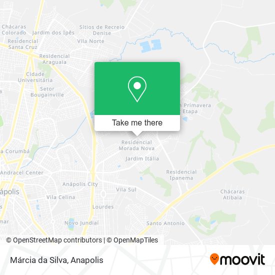 Márcia da Silva map