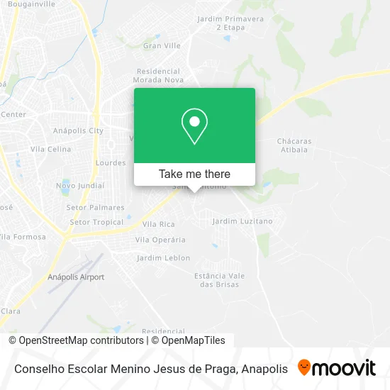 Conselho Escolar Menino Jesus de Praga map