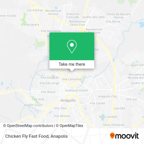 Chicken Fly Fast Food map