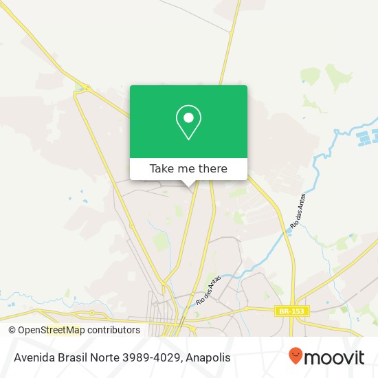 Mapa Avenida Brasil Norte 3989-4029