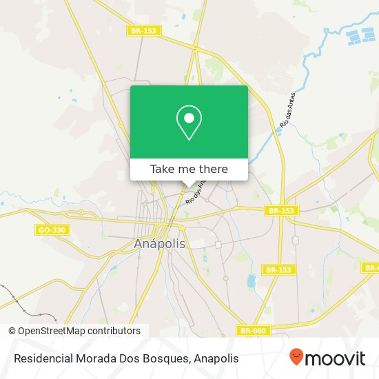 Mapa Residencial Morada Dos Bosques