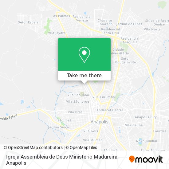 Igreja Assembleia de Deus Ministério Madureira map