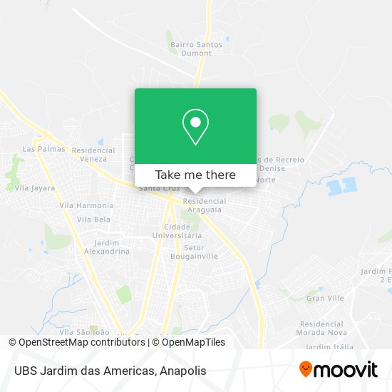UBS Jardim das Americas map