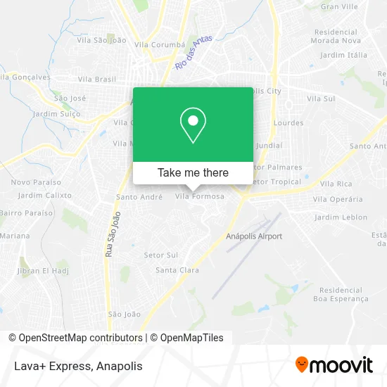Lava+ Express map