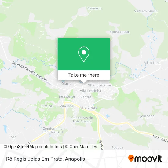Rô Regis Joias Em Prata map