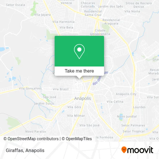 Giraffas map