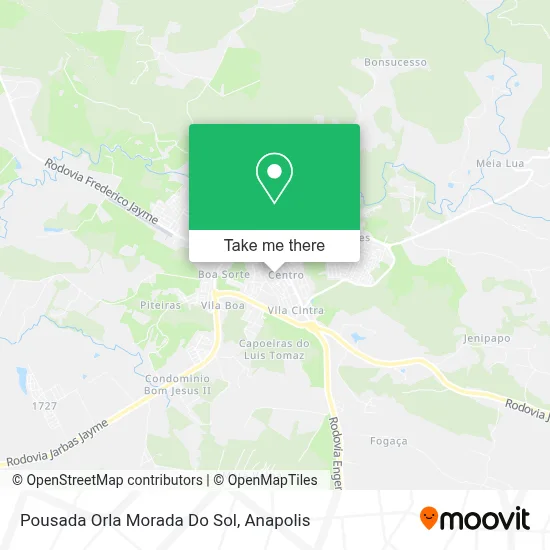 Pousada Orla Morada Do Sol map