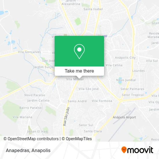 Anapedras map