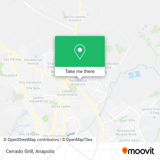 Cerrado Grill map
