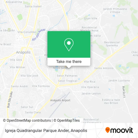 Igreja Quadrangular Parque Ander map