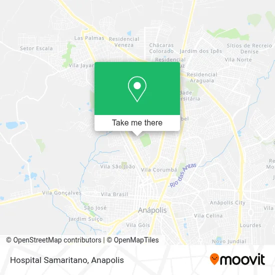 Hospital Samaritano map