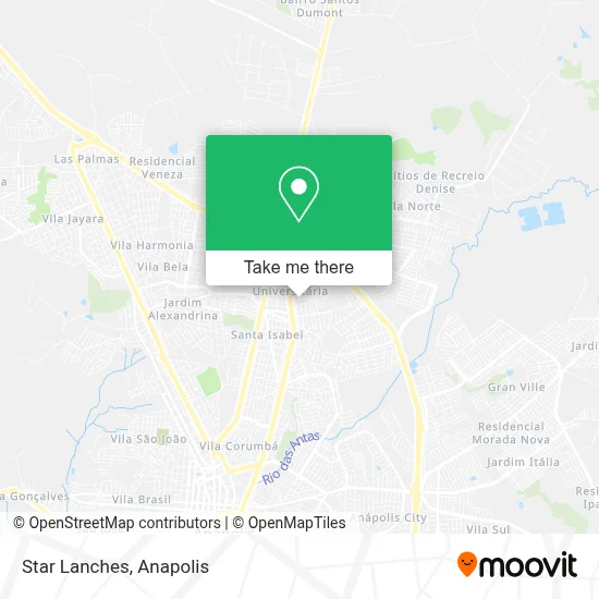 Star Lanches map