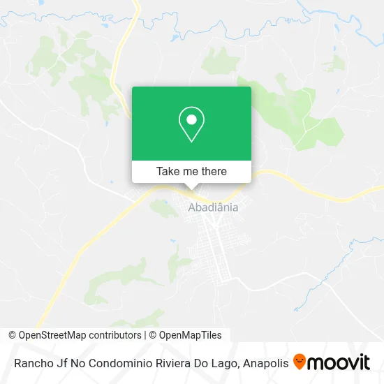 Rancho Jf No Condominio Riviera Do Lago map