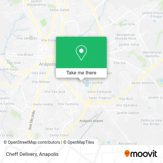 Cheff Delivery map