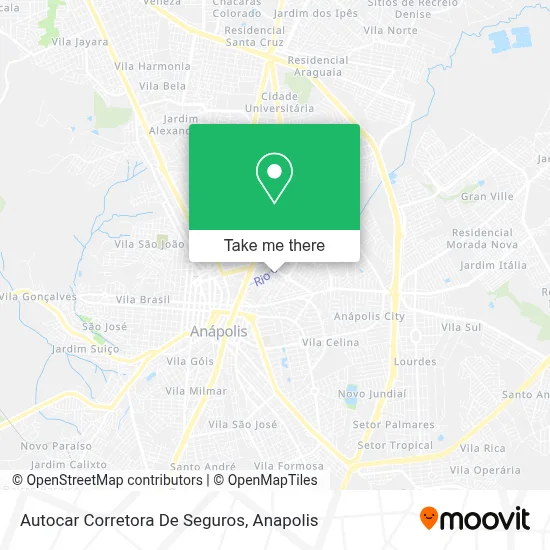 Autocar Corretora De Seguros map