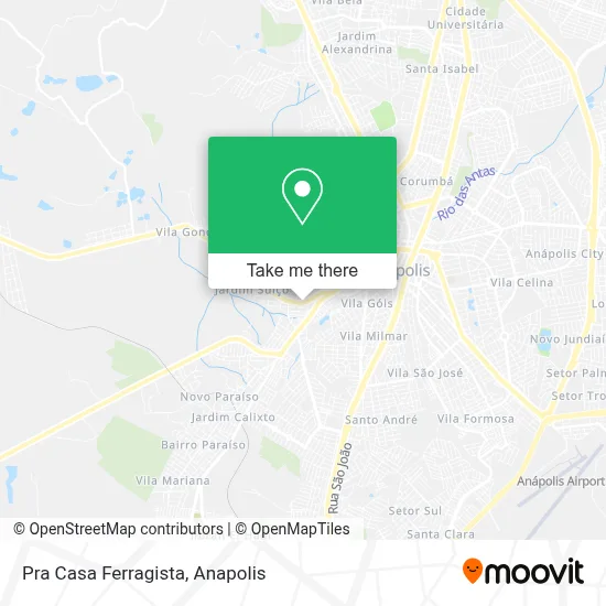 Pra Casa Ferragista map