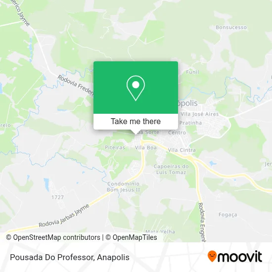Pousada Do Professor map