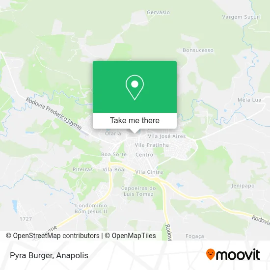 Pyra Burger map