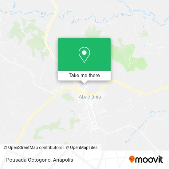 Pousada Octogono map