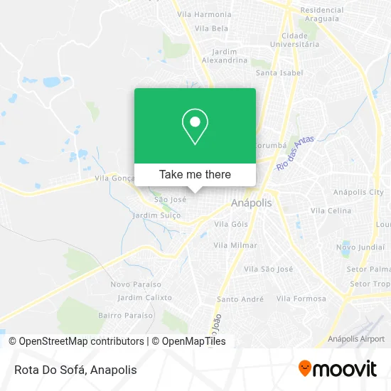 Rota Do Sofá map