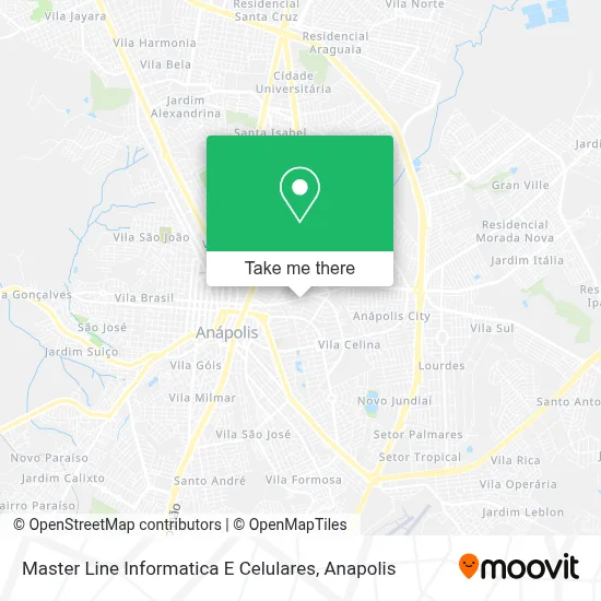 Master Line Informatica E Celulares map