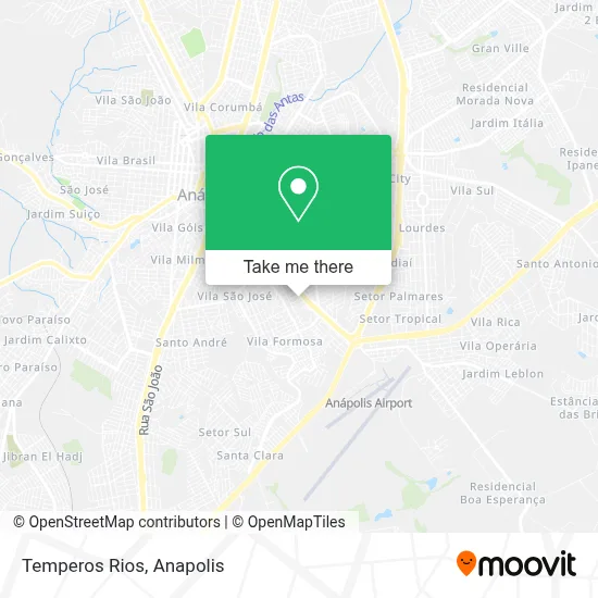 Temperos Rios map