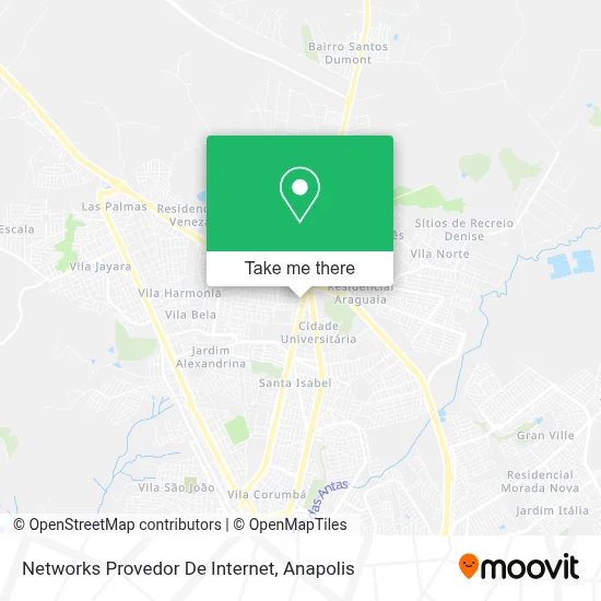Networks Provedor De Internet map