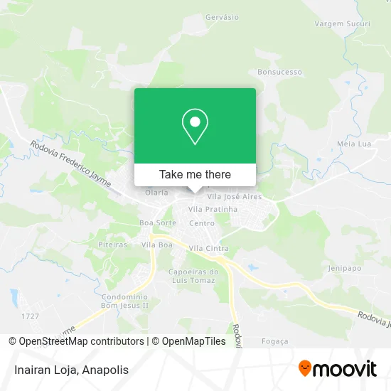 Inairan Loja map