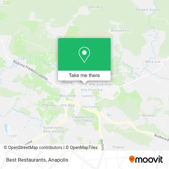 Best Restaurants map
