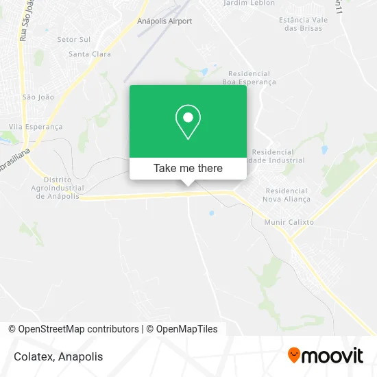 Colatex map