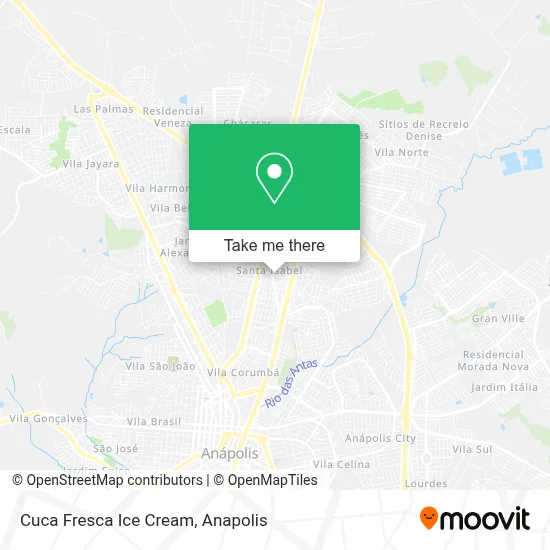 Cuca Fresca Ice Cream map