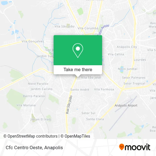 Cfc Centro Oeste map