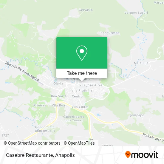 Casebre Restaurante map