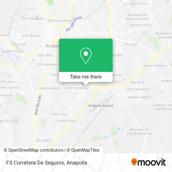 FS Corretora De Seguros map