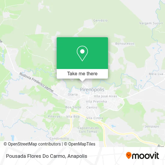 Pousada Flores Do Carmo map