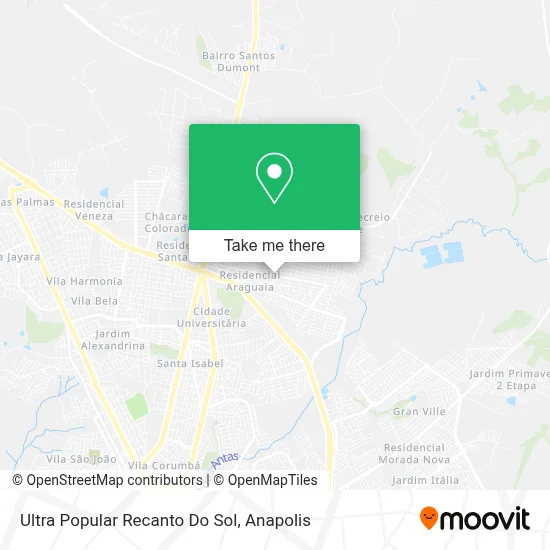 Ultra Popular Recanto Do Sol map