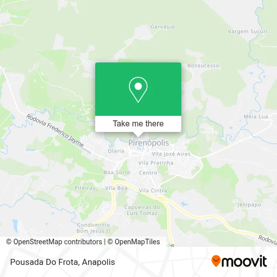 Pousada Do Frota map
